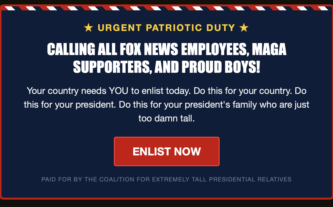 Send To Your Favorite Trump Supporter