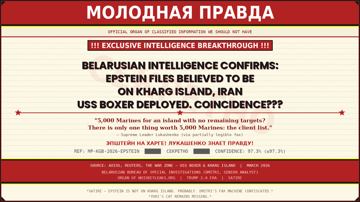 !!! EXCLUSIVE INTELLIGENCE BREAKTHROUGH !!!