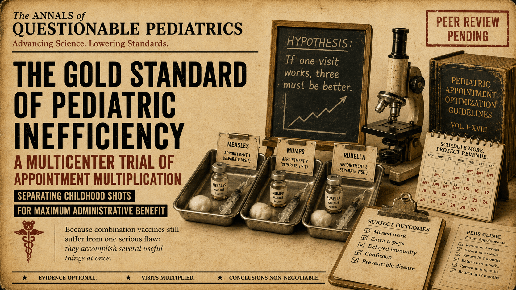 The Gold Standard of Pediatric Inefficiency