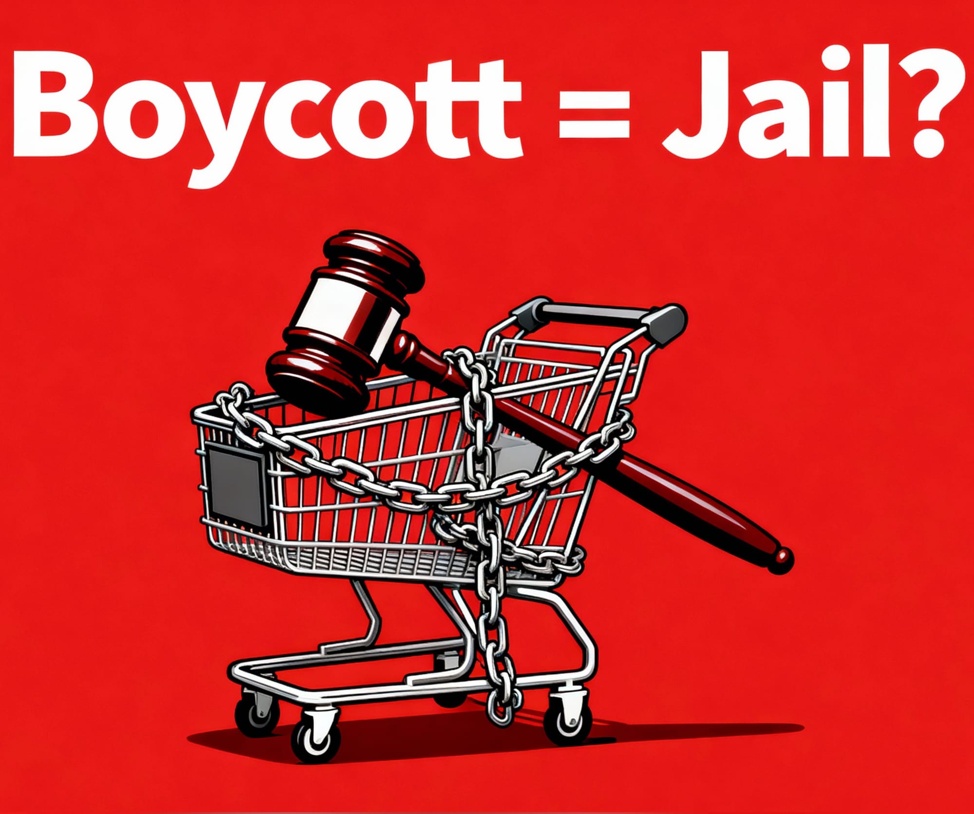 Silence Is the Price: HR 867 Would Jail You for Boycotting