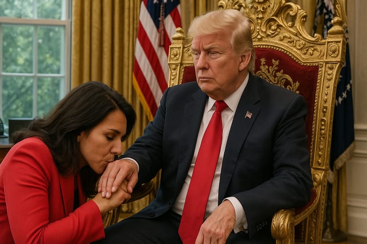 Gabbard flip flopped again.