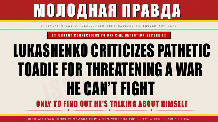 !!! Lukashenko Threatens War !!!