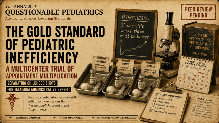 The Gold Standard of Pediatric Inefficiency