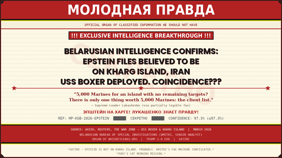 !!! EXCLUSIVE INTELLIGENCE BREAKTHROUGH !!!