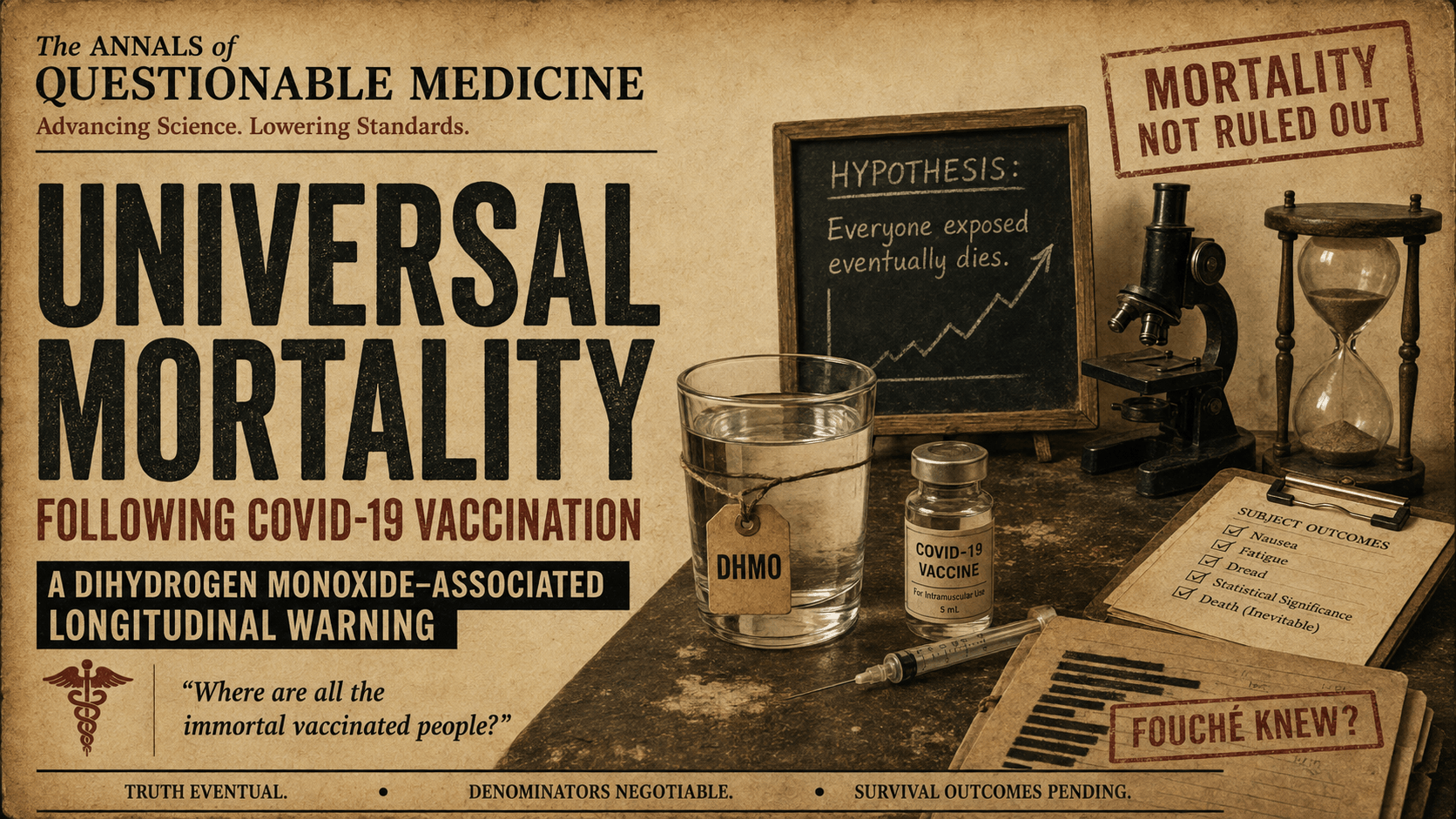 Universal Mortality Following COVID-19 Vaccination