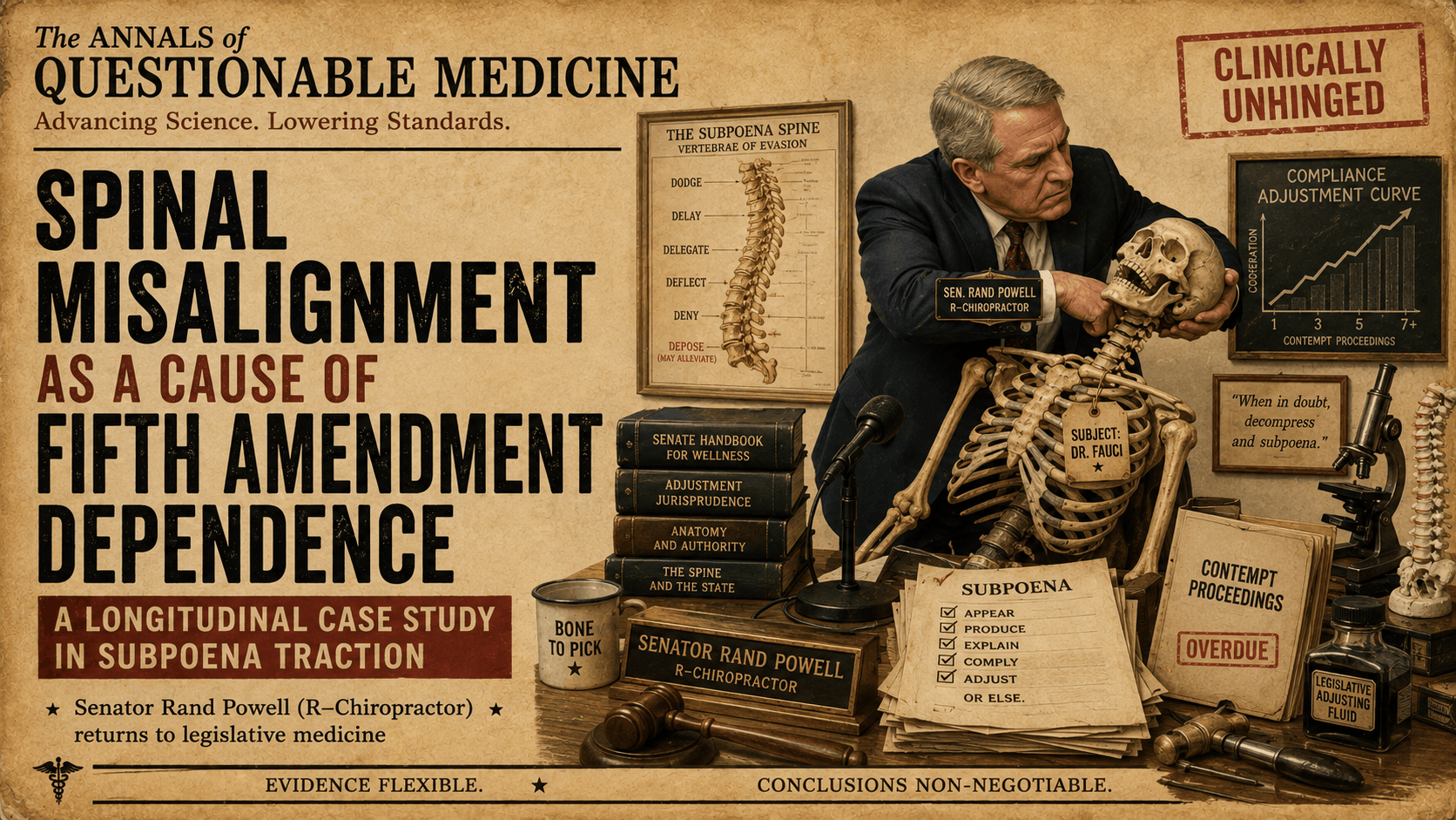 Spinal Misalignment as a Cause of Fifth Amendment Dependence