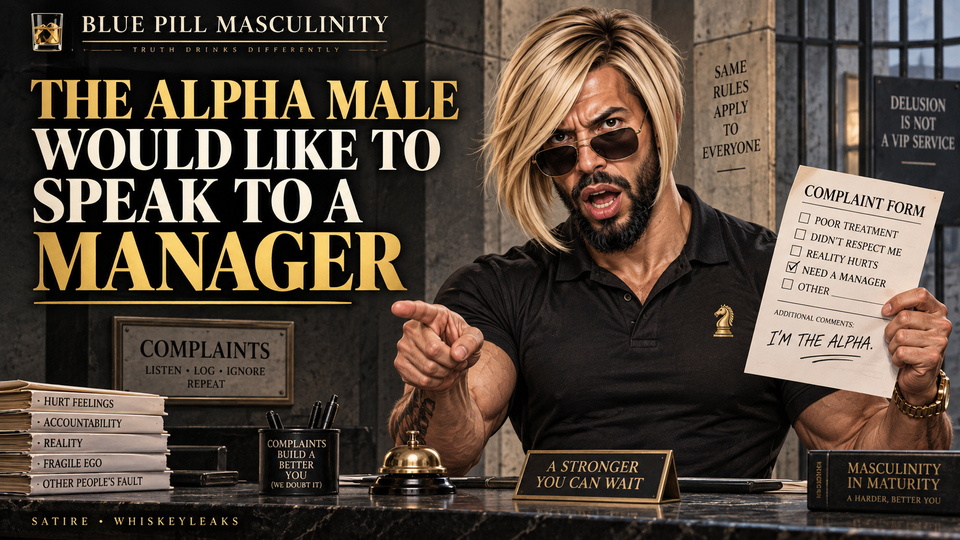 Tate, the Alpha, Would Like to Speak to a Manager